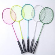 全碳素纤维球拍耐打超轻业余初级男女中学生训练羽毛球拍单拍